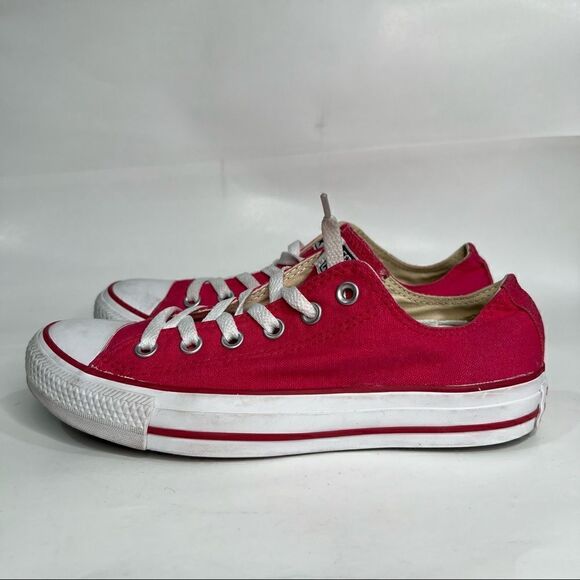 Converse All Star Pink and White Sneakers - Picture 6 of 12